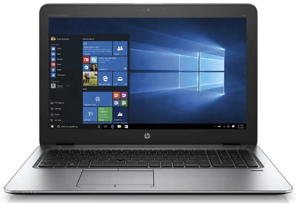 HP ELITEBOOK 850 G4 I7-7th 15.6" 16GB RAM 256GB SSD 