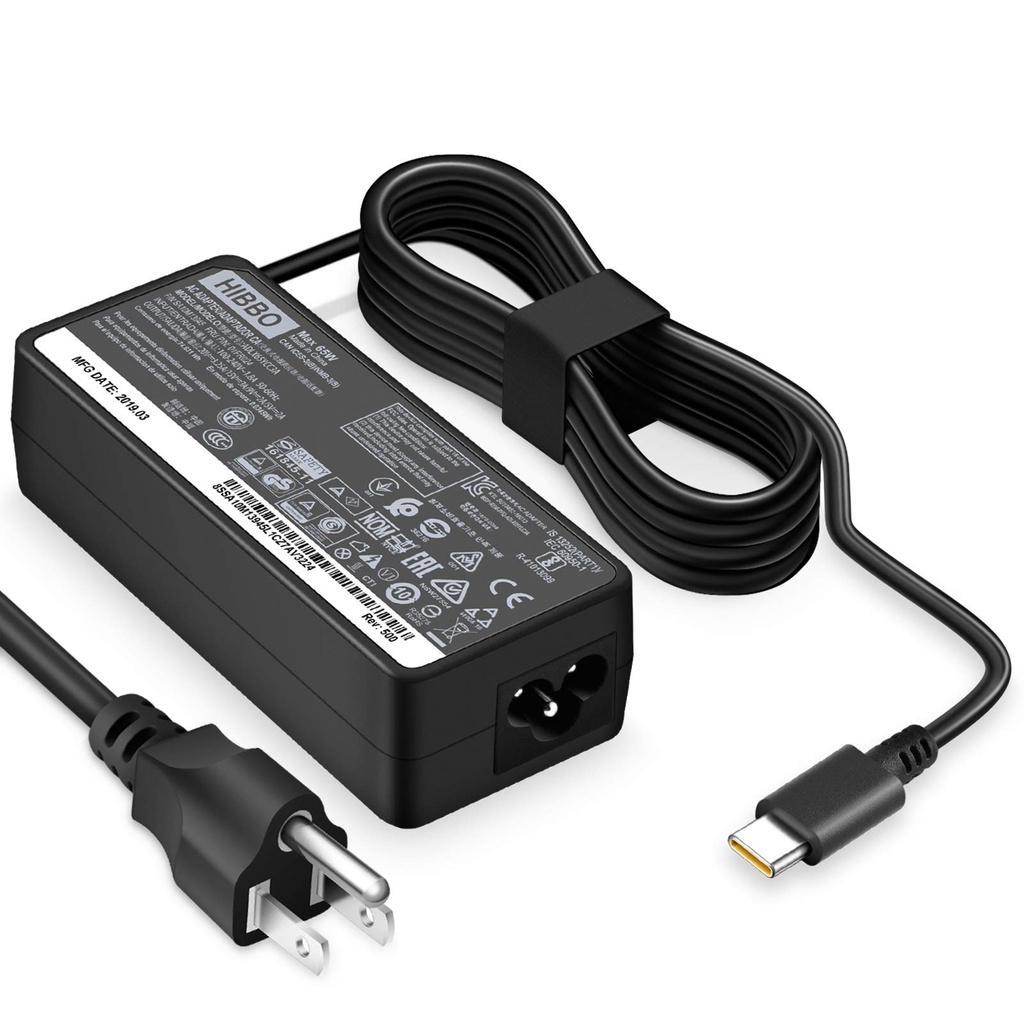 CARGADOR LENOVO TIPO C 65W