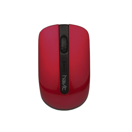 MOUSE INALAMBRICO HAVIT ROJO