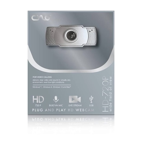 WEBCAM HD 720P CON MICROFONO 